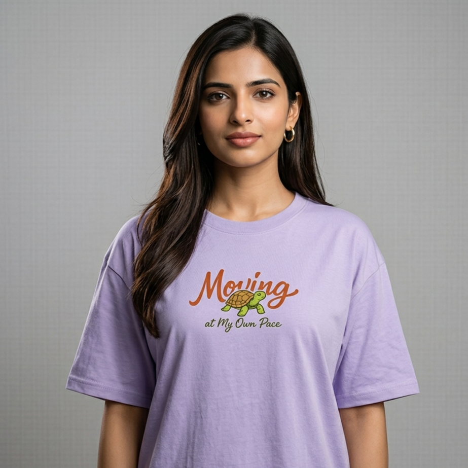 Moving at My Own Pace | Unisex Oversized Classic T-Shirt