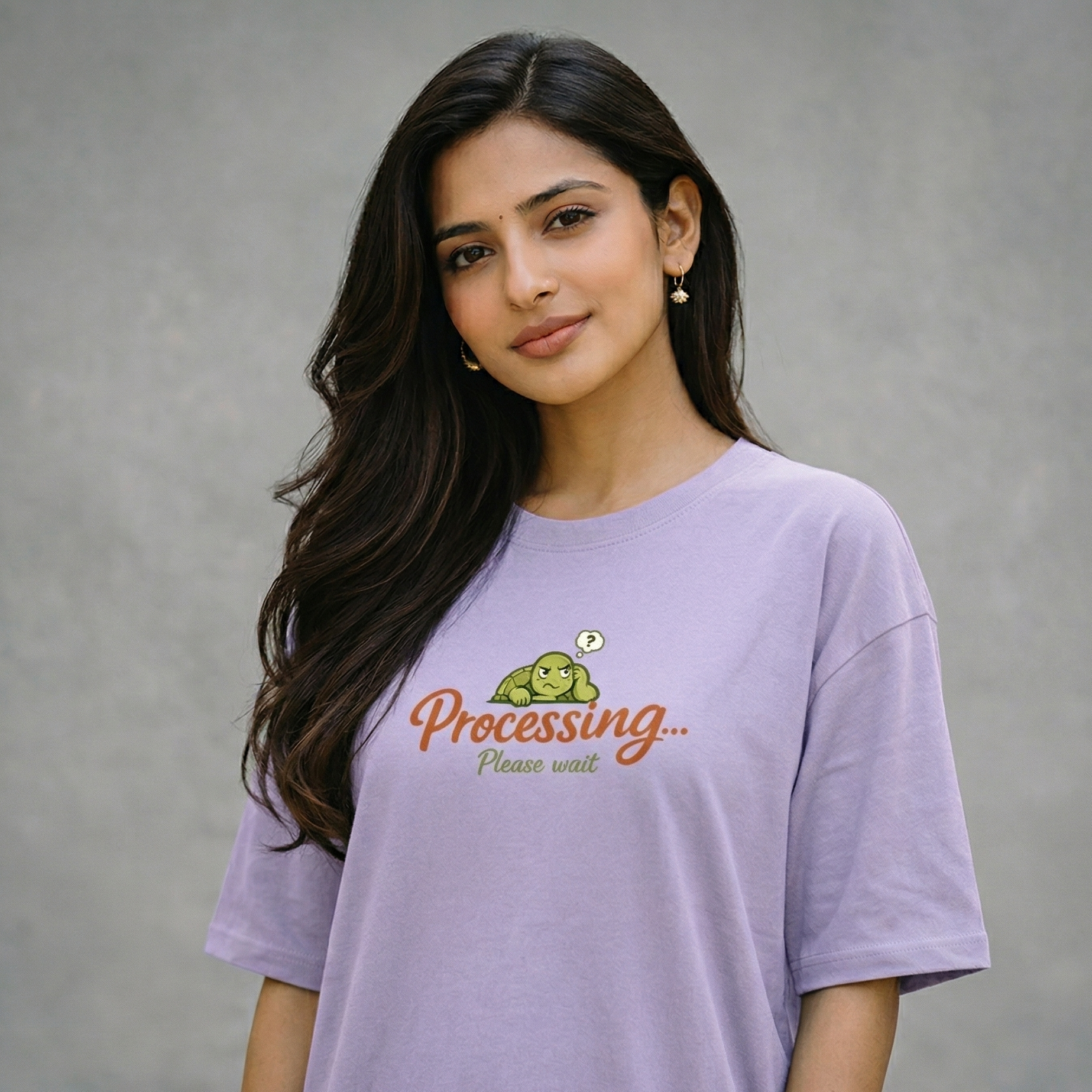 Processing... Please Wait | Unisex Oversized Classic T-Shirt