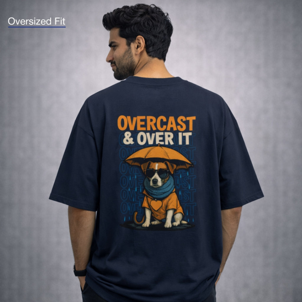 Overcast & Over It | Unisex Oversized Classic T-Shirt