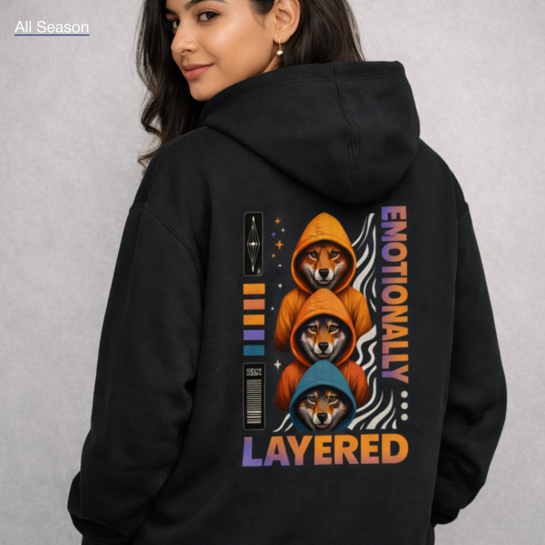 Emotionally Layered | Unisex All-Season Hoodie