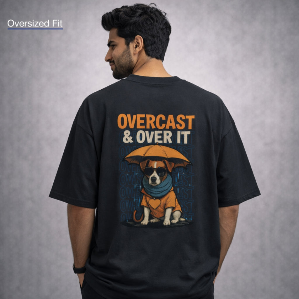 Overcast & Over It | Unisex Oversized Classic T-Shirt