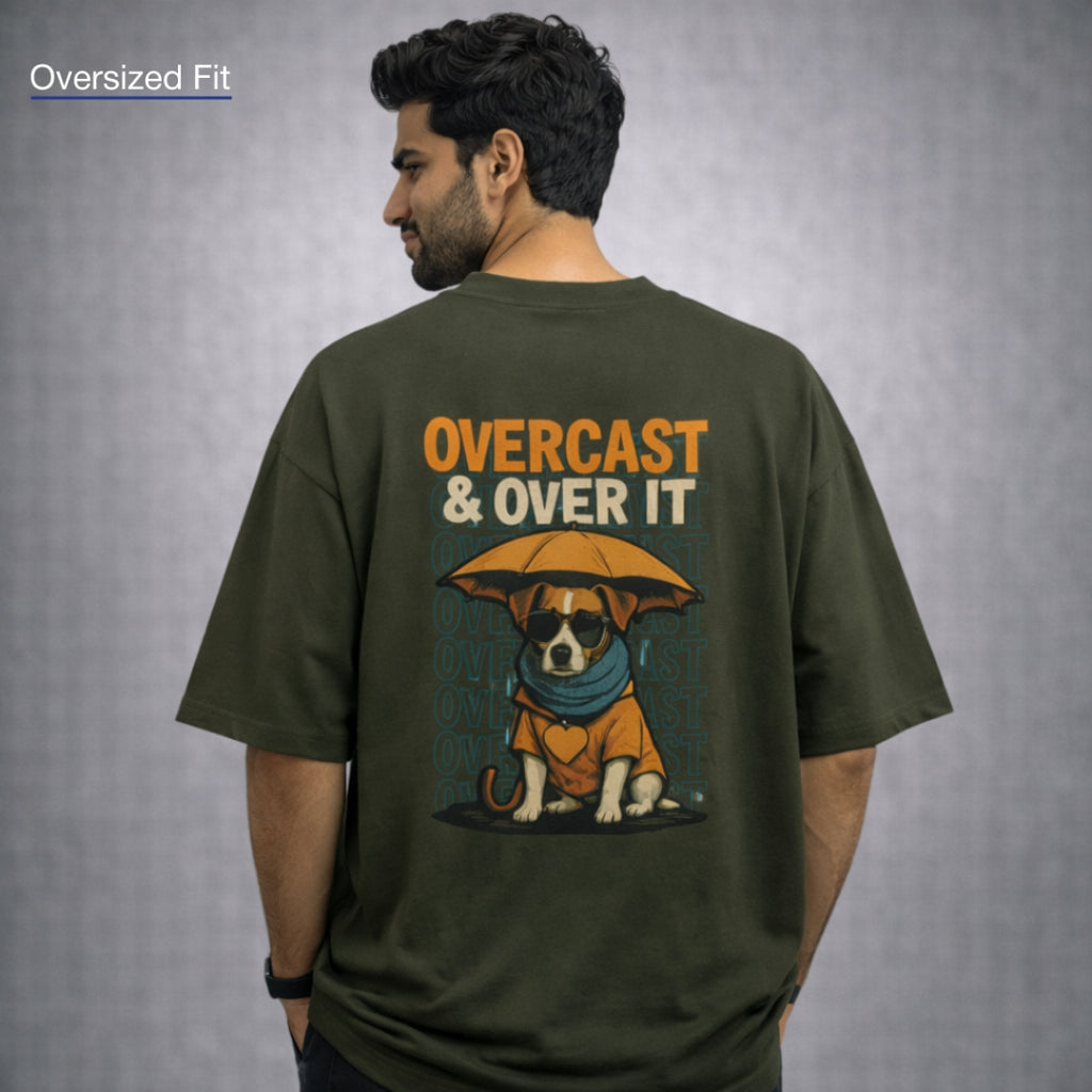 Overcast & Over It | Unisex Oversized Classic T-Shirt
